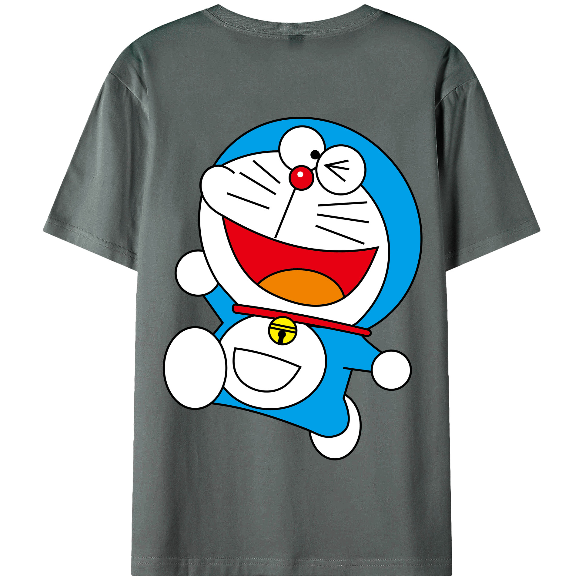 （画像用） ドラえもん Doraemon 綿100％半袖Tシャツ（背面プリント）
